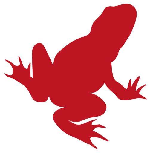 Hupfer Grafik Logo Frosch